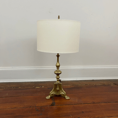 Antique English Brass Lamp