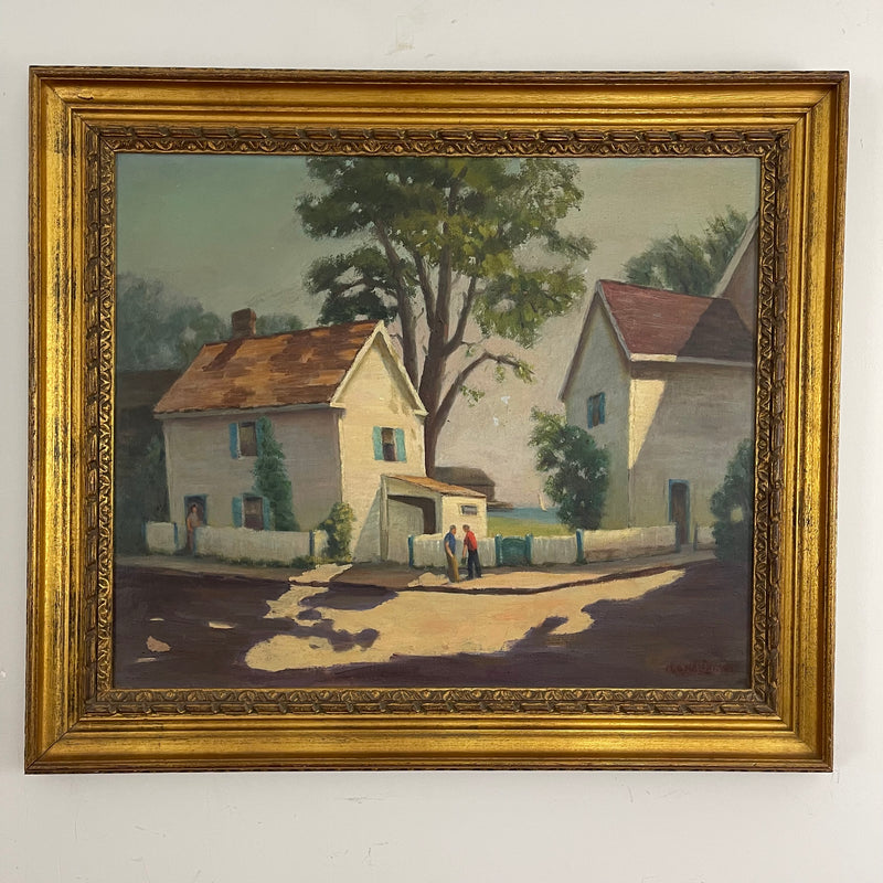 Vintage Oil Painting Ca. 1950 by M.B. Radding