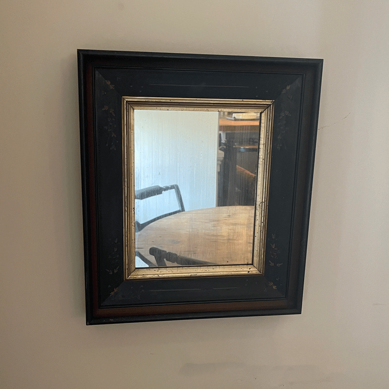 Antique Nicely Framed Antique Mirror