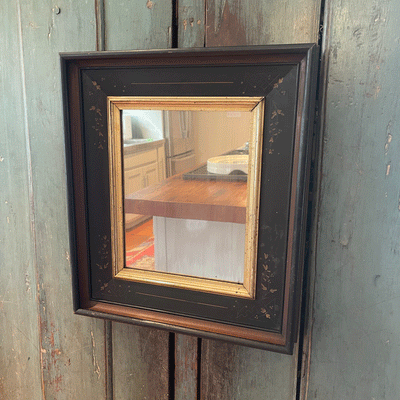 Antique Nicely Framed Antique Mirror