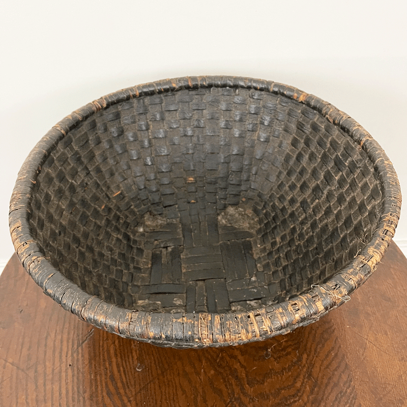 Vintage Basket From India -D