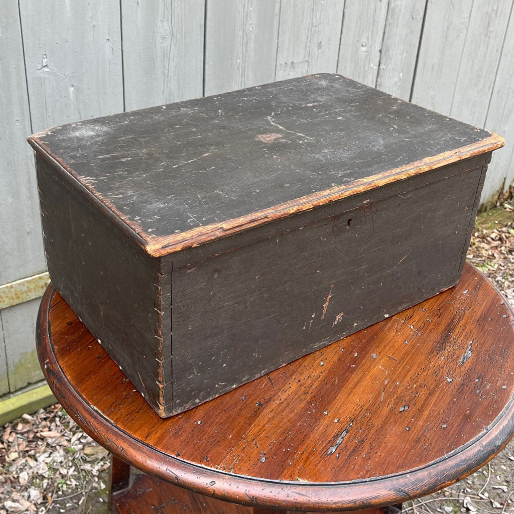 Vintage New Hampshire Painted Dovetail Box