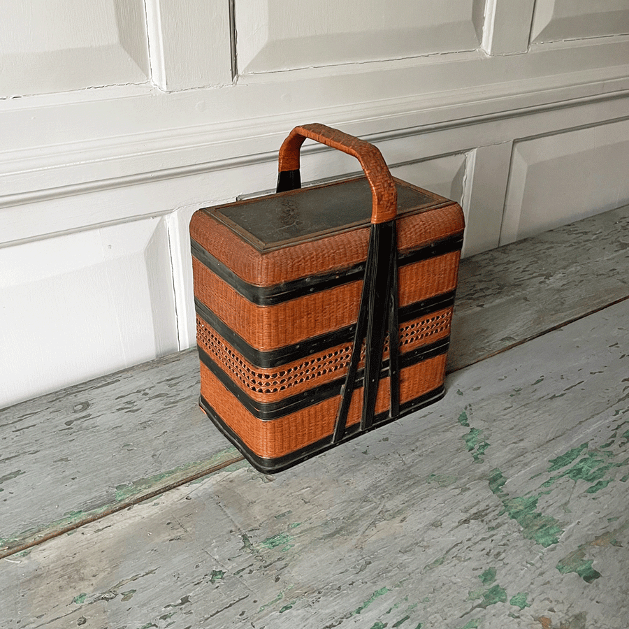 Vintage English Colonial Food Box