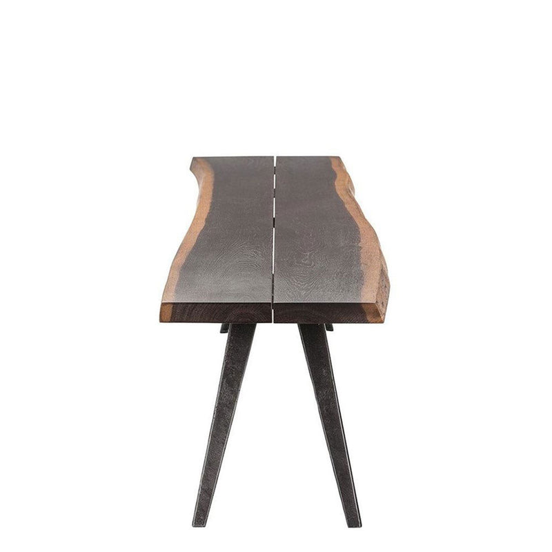 Nelson Dining Bench in Seared Black (75")