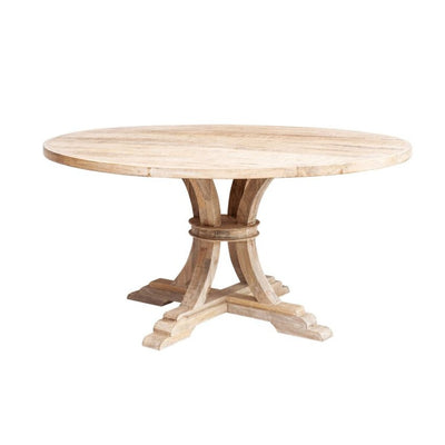Bleached Mango Wood Round Table