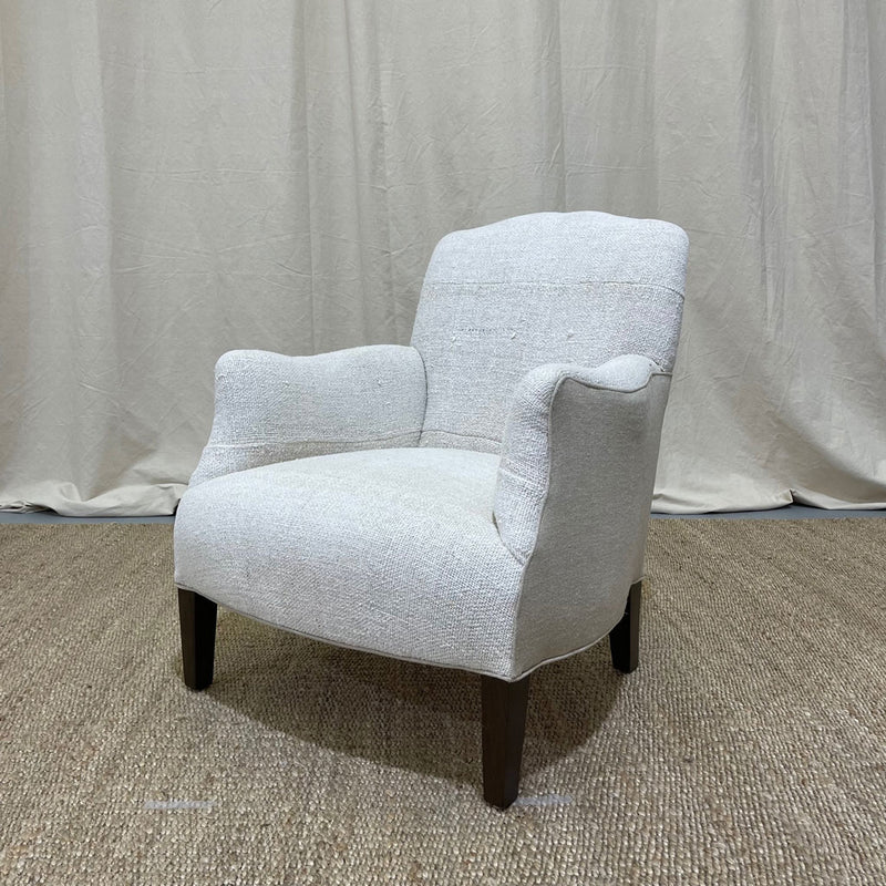 Remi Chair in One of a Kind Hemp Rug By Cisco Home