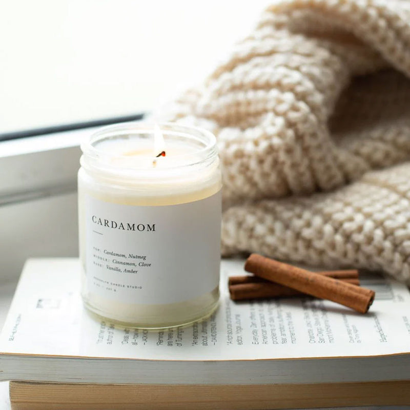 Cardamom Minimalist Candle by Brooklyn Candle
