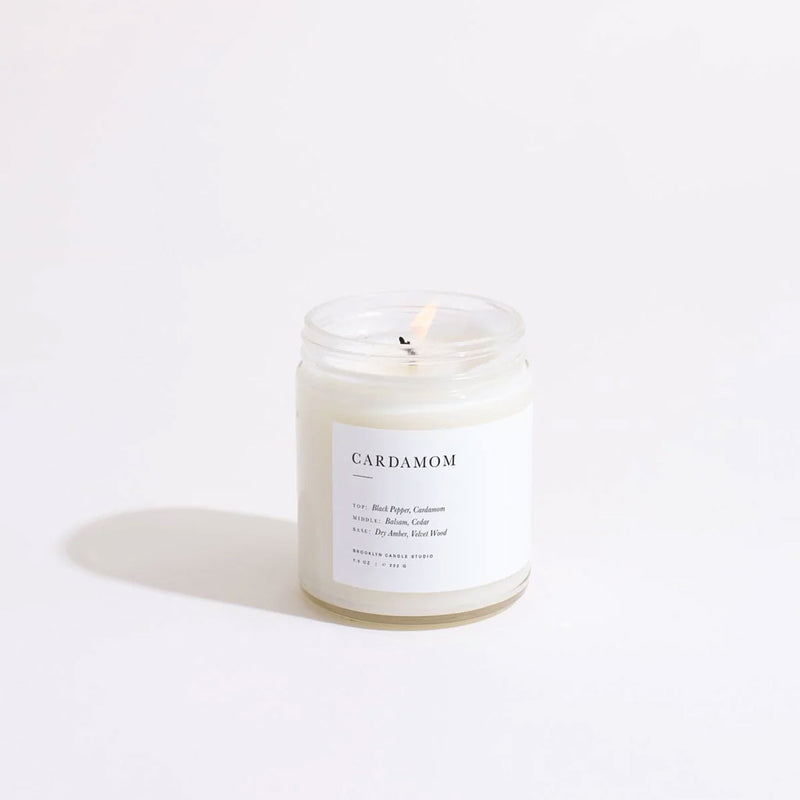 Cardamom Minimalist Candle by Brooklyn Candle