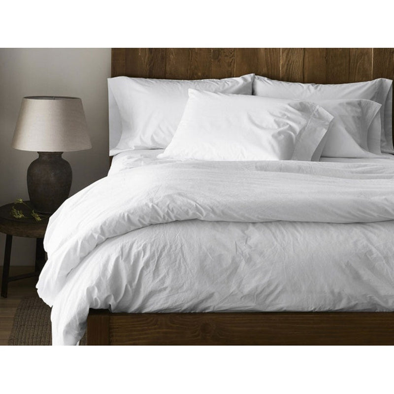 300 Thread Count Organic Percale Sheets in Alpine White by Coyuchi