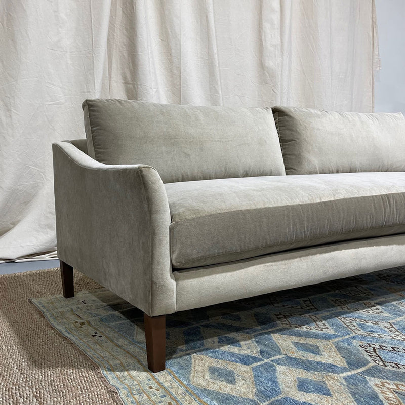 Friday Flair Arm Sofa in Smokey Taupe by Younger and Co (86")