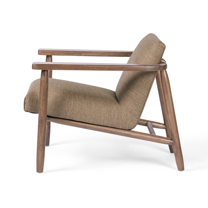Ava Chair Upholstered in Performance Fabric Alcala Fawn