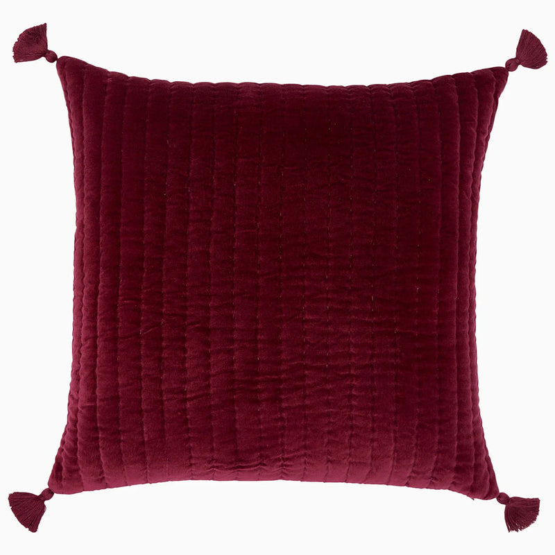 Velvet Berry Decorative Pillow by John Robshaw