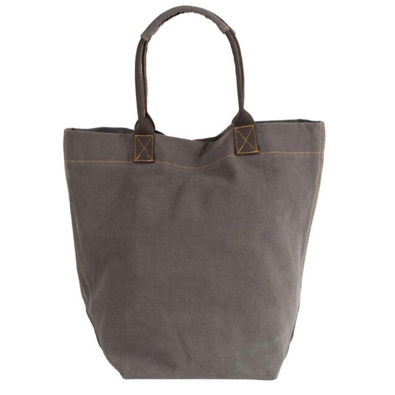 French Tote Bag in Wood Bark