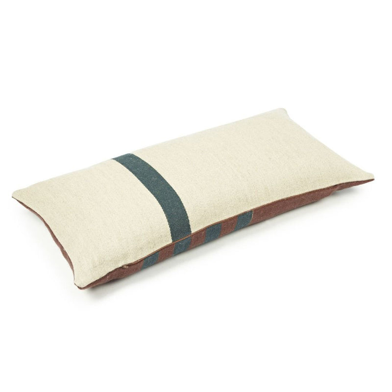 Juniper Lumbar Pillow in Leather by Libeco (15x31)
