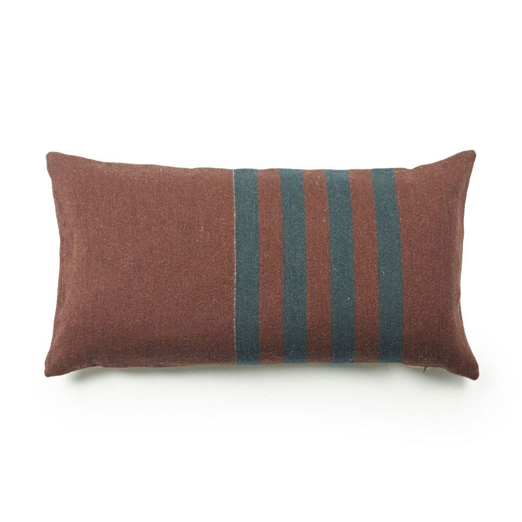 Juniper Lumbar Pillow in Leather by Libeco (15x31)