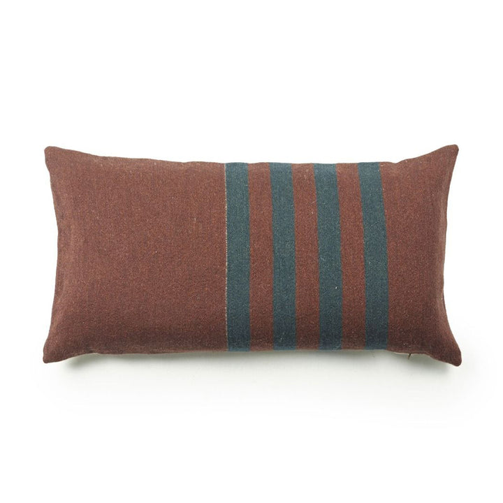 Juniper Lumbar Pillow in Leather by Libeco (15x31)