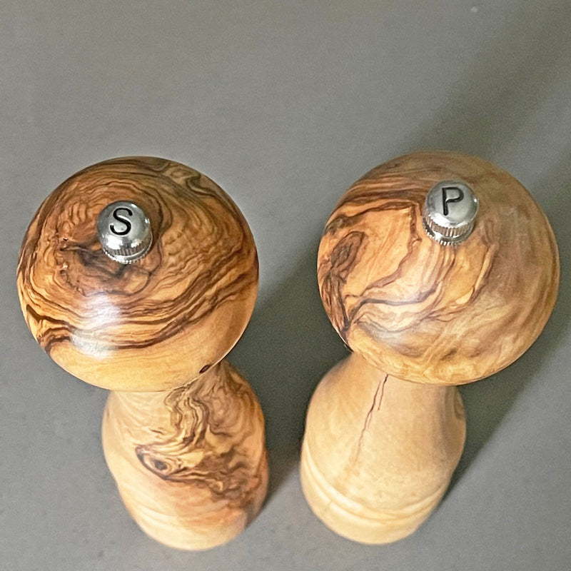 Large Olive Wood Pepper Mill