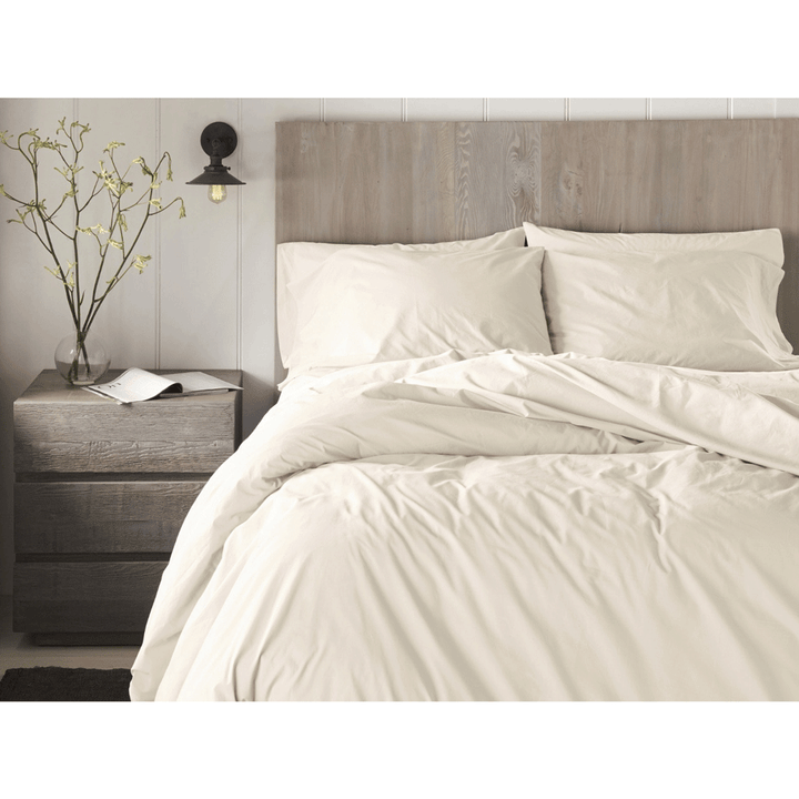 300 Thread Count Organic Percale Sheets King in Undyed by Coyuchi