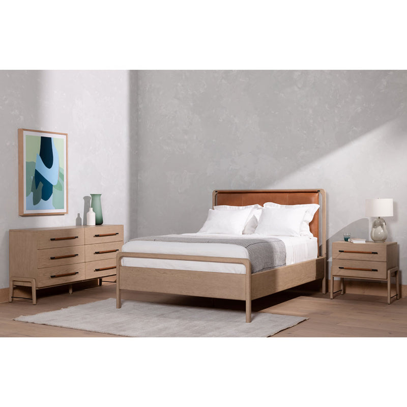Ryder Six Drawer Dresser in Yucca Oak