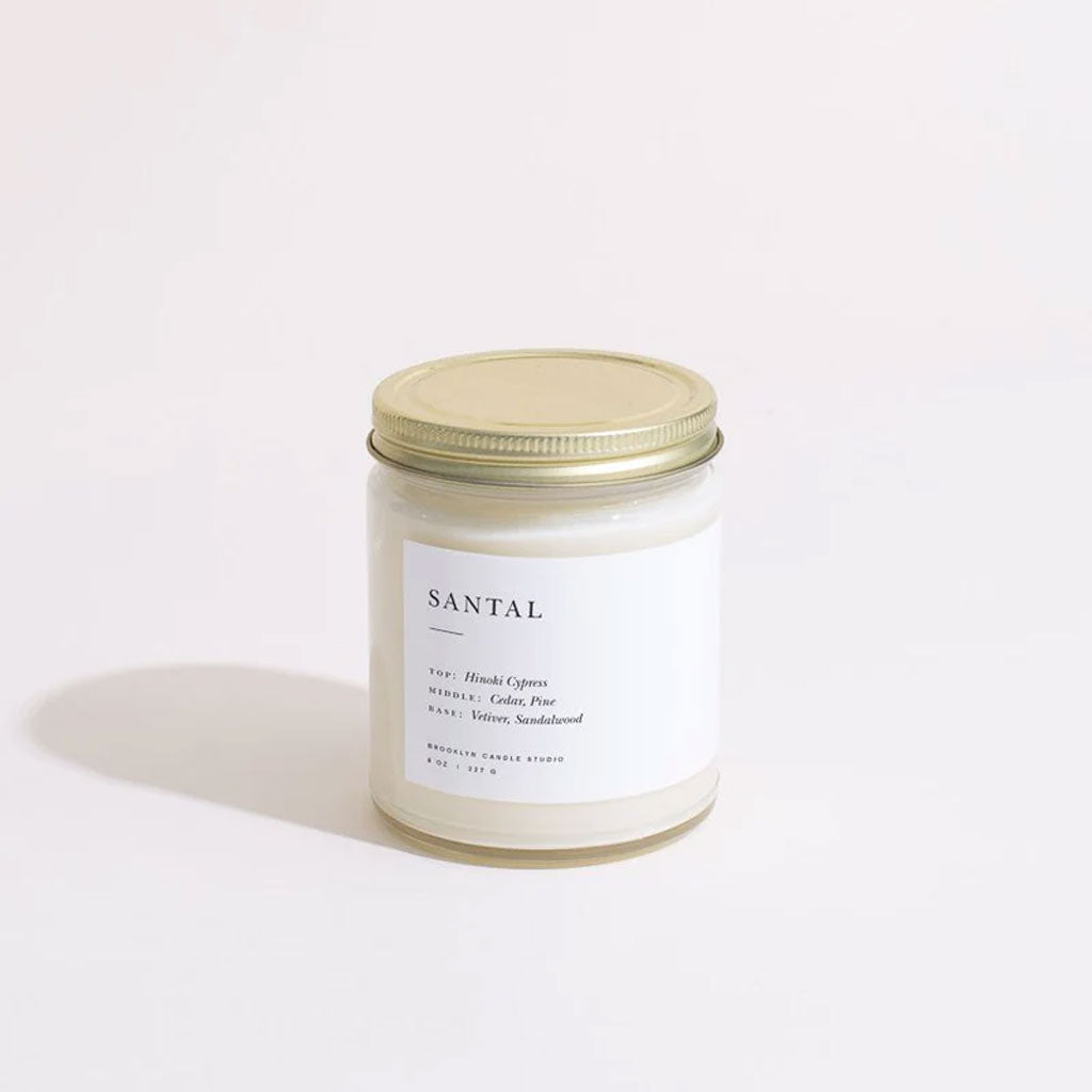 Brooklyn Candle Studio Santal Minimalist Scented Candle - Thumbnail 4