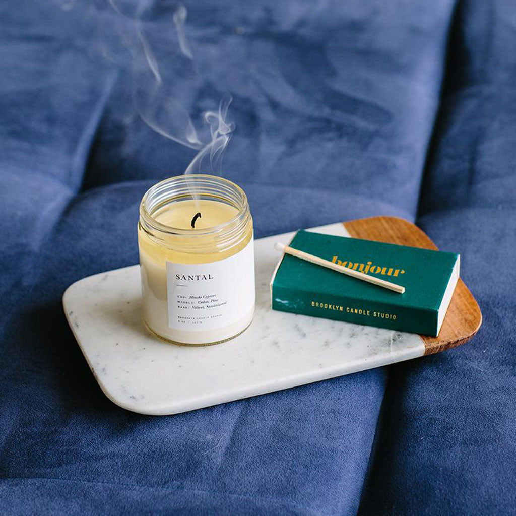 Brooklyn Candle Studio Santal Minimalist Scented Candle - Thumbnail 3