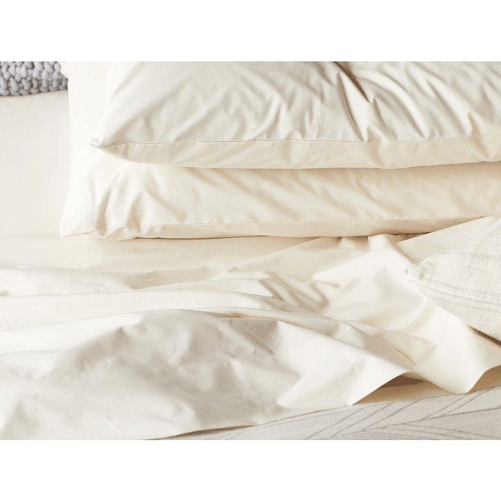 300 Thread Count Organic Percale Sheets King in Undyed by Coyuchi