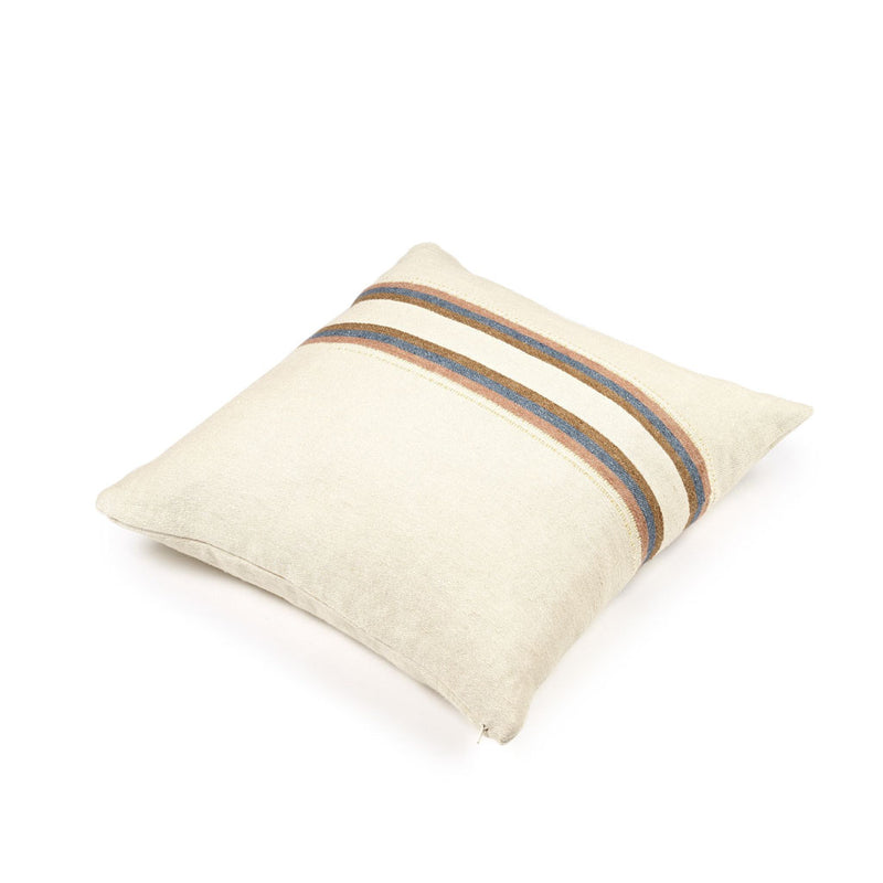 Belgian Pillow in Harlan Stripe by Libeco w/ Insert (20x20)