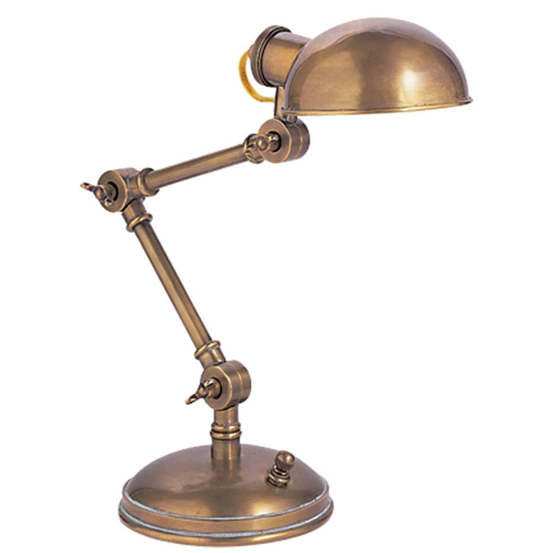 Pixie Desk Lamp in Antique Brass